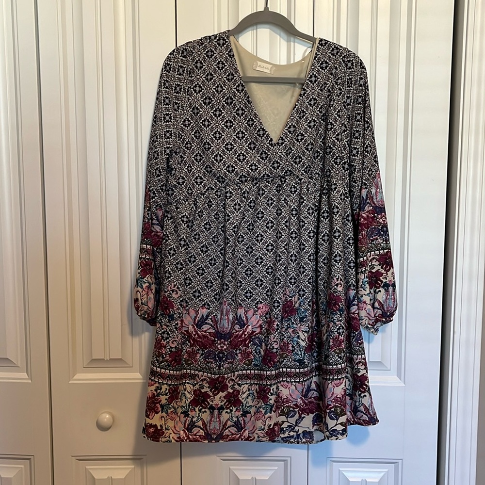 Altar’d State Large Floral flowing dress